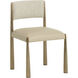 Bayard Antique Brass / Napa Beige / Santa Cruz Oatmeal Dining Chair